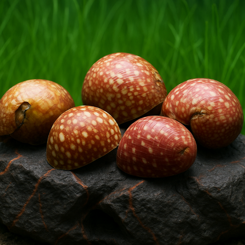 Snail Clithon sp. Fancy Pink Set of 5 – Aquarium Snails, Live Snails for Aquariums, Aquarium Snail Accessories, Algae-Eating Snails