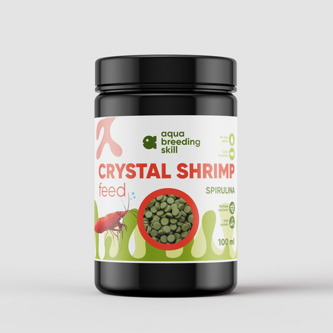Mangime alla spirulina 100 ml, pastiglie per gamberetti, pesci gatto e pesci da fondo – mangime per acquario