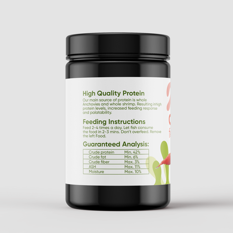 Mangime alla spirulina 100 ml, pastiglie per gamberetti, pesci gatto e pesci da fondo – mangime per acquario