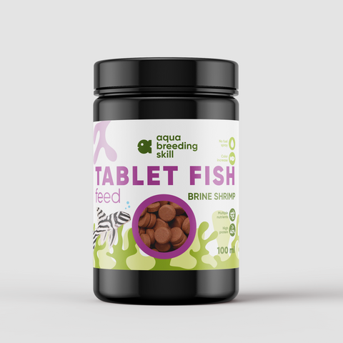 Tablet Fish Feed 100 ml – Shrimp Food, Catfish Tablets, Bottom Feeder Food for Catfish, Snails and Invertebrates